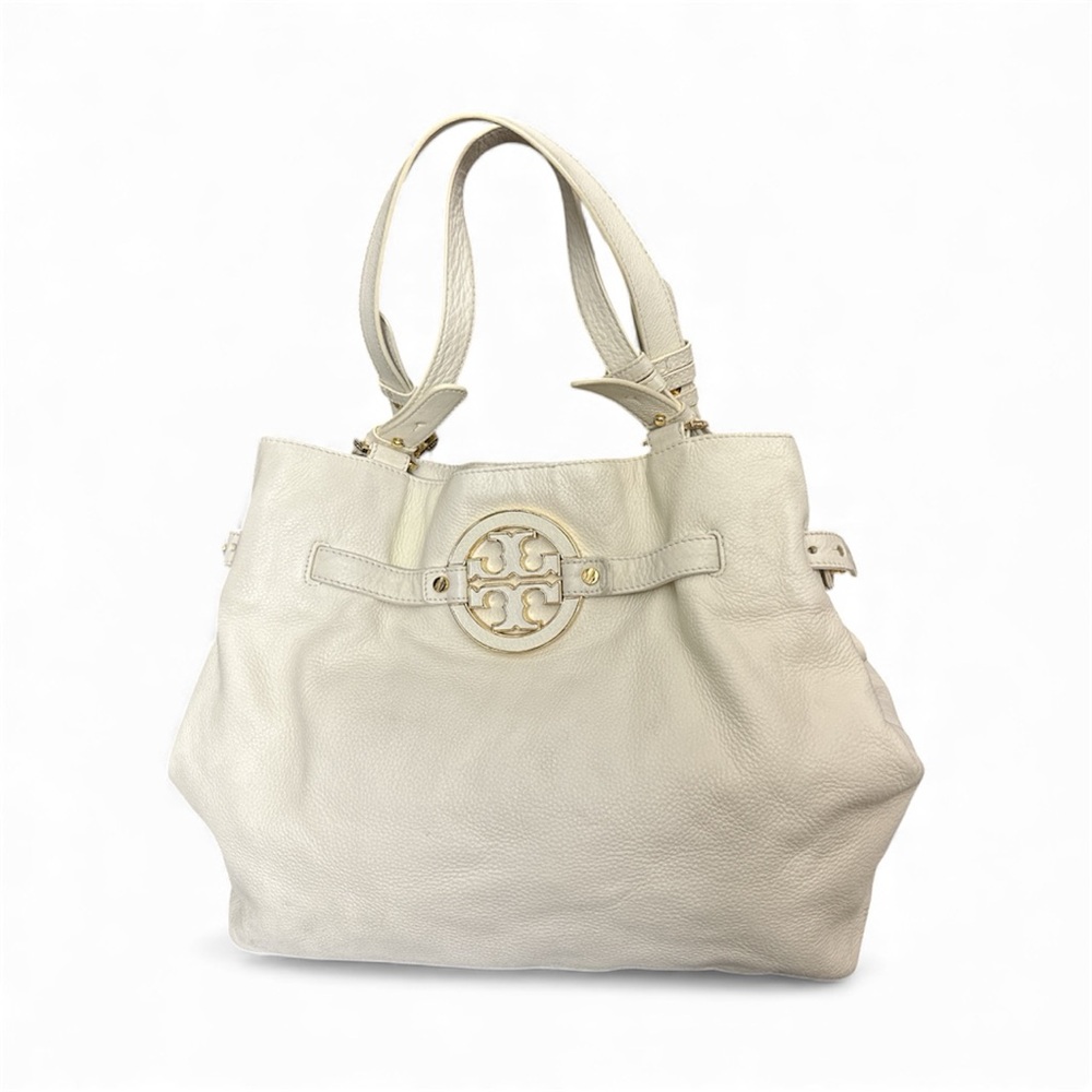 Tory Burch Leather Cream Shoulder Bag